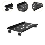 Maxbell Mobile CPU Stand PC Floor Cart Fits Most PC Easy Installation PC Tower Stand Black