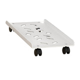 Maxbell Maxbell Mobile CPU Stand PC Floor Cart Fits Most PC Easy Installation PC Tower Stand White