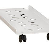 Maxbell Maxbell Mobile CPU Stand PC Floor Cart Fits Most PC Easy Installation PC Tower Stand White