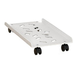 Maxbell Maxbell Mobile CPU Stand PC Floor Cart Fits Most PC Easy Installation PC Tower Stand White