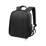 Maxbell DSLR Camera Backpack Camera Bag 9.8x6x13.3inch for Outdoor Activities Sturdy Black Red