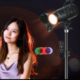 Maxbell Photography Video Light Lamp RGB LED Video Light for Live Game Vlogging