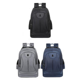 Maxbell Rolling Backpack Multipurpose Double Shoulder Bag for Overnight Travel Camping grey