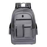 Maxbell Rolling Backpack Water Resistant Suitcase Bag for Camping Business Overnight grey