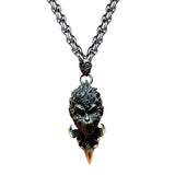 Maxbell Sun Wukong Pendant Necklace Fighting Buddha Necklace for Club Festival Party