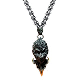 Maxbell Sun Wukong Pendant Necklace Fighting Buddha Necklace for Club Festival Party