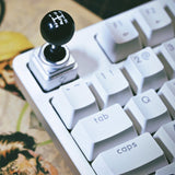 Maxbell Keycaps Vintage Design Sturdy Gifts with Storage Box Gaming Joystick Keycaps Blue Base