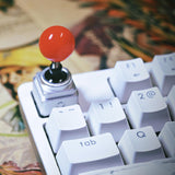 Maxbell Keycaps Vintage Design Sturdy Gifts with Storage Box Gaming Joystick Keycaps Blue Base