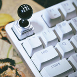 Maxbell Keycaps Vintage Design Sturdy Gifts with Storage Box Gaming Joystick Keycaps Blue Base