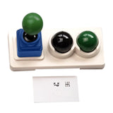 Maxbell Keycaps Vintage Design Sturdy Gifts with Storage Box Gaming Joystick Keycaps Blue Base