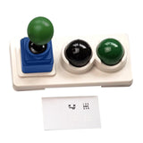 Maxbell Keycaps Vintage Design Sturdy Gifts with Storage Box Gaming Joystick Keycaps Blue Base