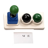 Maxbell Keycaps Vintage Design Sturdy Gifts with Storage Box Gaming Joystick Keycaps Blue Base