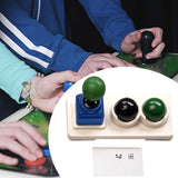 Maxbell Keycaps Vintage Design Sturdy Gifts with Storage Box Gaming Joystick Keycaps Blue Base