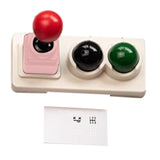 Maxbell Keycaps Vintage Design Sturdy Gifts with Storage Box Gaming Joystick Keycaps Pink Base