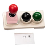 Maxbell Keycaps Vintage Design Sturdy Gifts with Storage Box Gaming Joystick Keycaps Pink Base