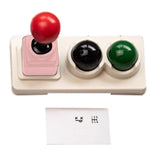Maxbell Keycaps Vintage Design Sturdy Gifts with Storage Box Gaming Joystick Keycaps Pink Base
