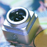 Maxbell Keycaps Vintage Design Sturdy Gifts with Storage Box Gaming Joystick Keycaps Silver Base