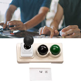 Maxbell Keycaps Vintage Design Sturdy Gifts with Storage Box Gaming Joystick Keycaps Silver Base