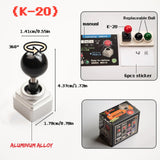 Maxbell Keycaps Vintage Design Sturdy Gifts with Storage Box Gaming Joystick Keycaps Silver Base