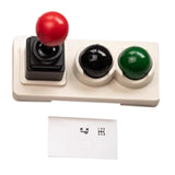 Maxbell Keycaps Vintage Design Sturdy Gifts with Storage Box Gaming Joystick Keycaps Black Base