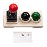Maxbell Keycaps Vintage Design Sturdy Gifts with Storage Box Gaming Joystick Keycaps Black Base