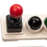 Maxbell Keycaps Vintage Design Sturdy Gifts with Storage Box Gaming Joystick Keycaps Black Base