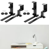 Maxbell Under Desk Keyboard Tray Sliding Clamp on Mount Bracket Table Black Platform Regular Type