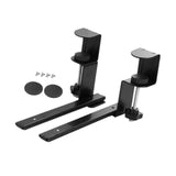 Maxbell Under Desk Keyboard Tray Sliding Clamp on Mount Bracket Table Black Platform Regular Type