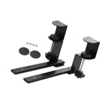 Maxbell Under Desk Keyboard Tray Sliding Clamp on Mount Bracket Table Black Platform Adjustable Type