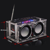 Maxbell DIY BT Compatible Speaker Kit FM Radio Soldering Practice Kit for DIY Lovers