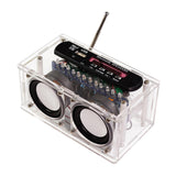 Maxbell DIY BT Compatible Speaker Kit FM Radio Soldering Practice Kit for DIY Lovers