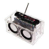 Maxbell DIY BT Compatible Speaker Kit FM Radio Soldering Practice Kit for DIY Lovers