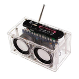 Maxbell DIY BT Compatible Speaker Kit FM Radio Soldering Practice Kit for DIY Lovers
