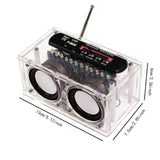 Maxbell DIY BT Compatible Speaker Kit FM Radio Soldering Practice Kit for DIY Lovers