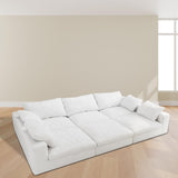 Maxbell Large size modular cloud sofa 6 seats down sofa bed apartment living room