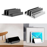 Maxbell Vertical Laptop Stand for Desk Anti Scratch Laptop Dock for Home Office Desk Gray