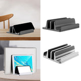 Maxbell Vertical Laptop Stand for Desk Anti Scratch Laptop Dock for Home Office Desk Gray