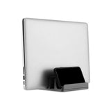 Maxbell Vertical Laptop Stand for Desk Anti Scratch Laptop Dock for Home Office Desk Gray