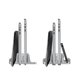 Maxbell Vertical Laptop Stand for Desk Anti Scratch Laptop Dock for Home Office Desk Black