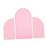 Maxbell 3Pcs Arch Backdrop Covers New Year Reception Anniversary Wedding Arch Covers Pink