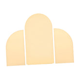 Maxbell 3Pcs Arch Backdrop Covers New Year Reception Anniversary Wedding Arch Covers Champagne