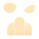 Maxbell 3Pcs Arch Backdrop Covers New Year Reception Anniversary Wedding Arch Covers Champagne