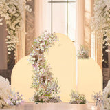 Maxbell 3Pcs Arch Backdrop Covers New Year Reception Anniversary Wedding Arch Covers Champagne