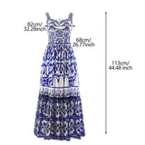 Maxbell Women Dress Gift Lady Beach Vacation Dress for Shopping Street Beach M Purple