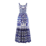Maxbell Women Dress Gift Lady Beach Vacation Dress for Shopping Street Beach 2XL Purple