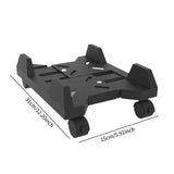 Maxbell Computer Tower Stand Sturdy CPU Holder Gifts Under Desk Adjustable CPU Stand Black