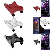 Maxbell Computer Tower Stand Sturdy CPU Holder Gifts Under Desk Adjustable CPU Stand Black