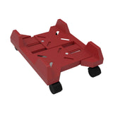 Maxbell Computer Tower Stand Sturdy CPU Holder Gifts Under Desk Adjustable CPU Stand Red