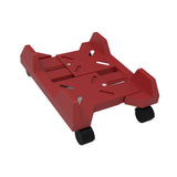 Maxbell Computer Tower Stand Sturdy CPU Holder Gifts Under Desk Adjustable CPU Stand Red
