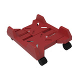Maxbell Computer Tower Stand Sturdy CPU Holder Gifts Under Desk Adjustable CPU Stand Red